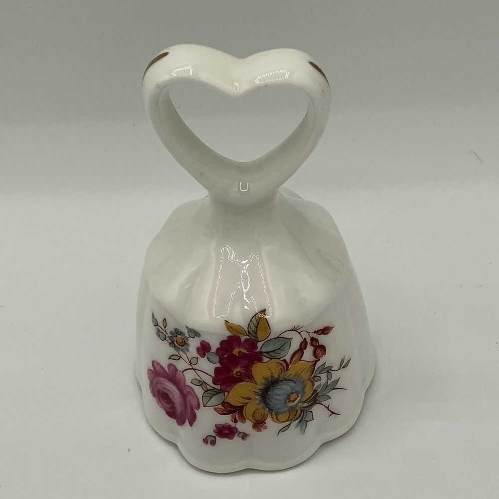 Vintage Brinton Bone China Floral Miniature Bell UNIQUE Original RARE